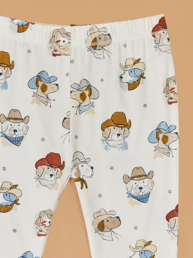 Cow-dog Top and Pants Set Detail 4 - TULLABEE