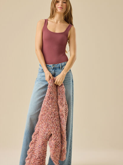 Brooke Ribbed Sleeveless Bodysuit - TULLABEE