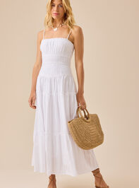 Nina Textured Maxi Dress Detail 2 - TULLABEE