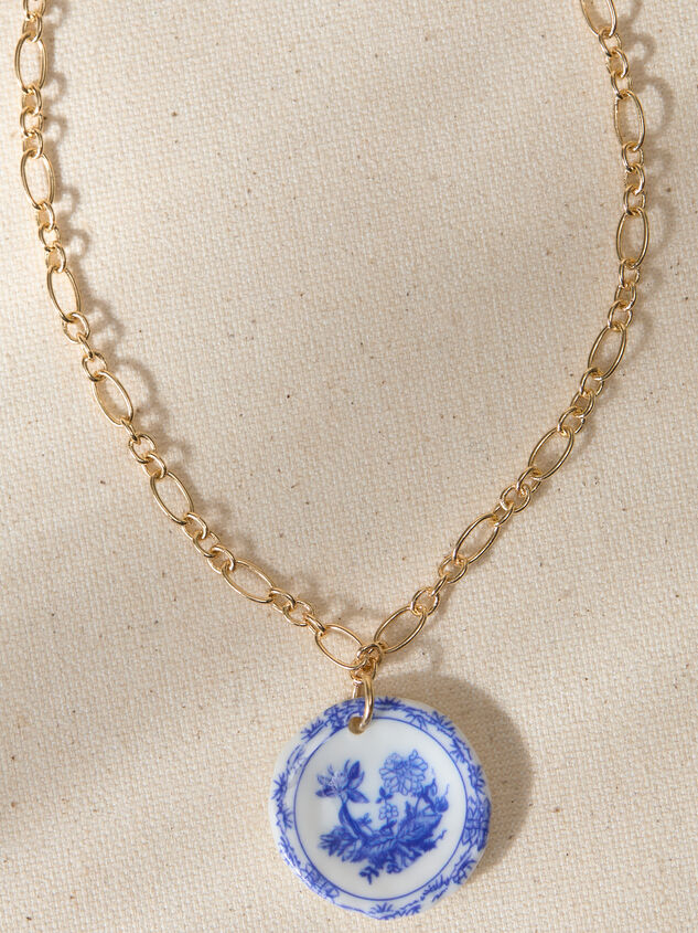 Toile Pendant Necklace - TULLABEE