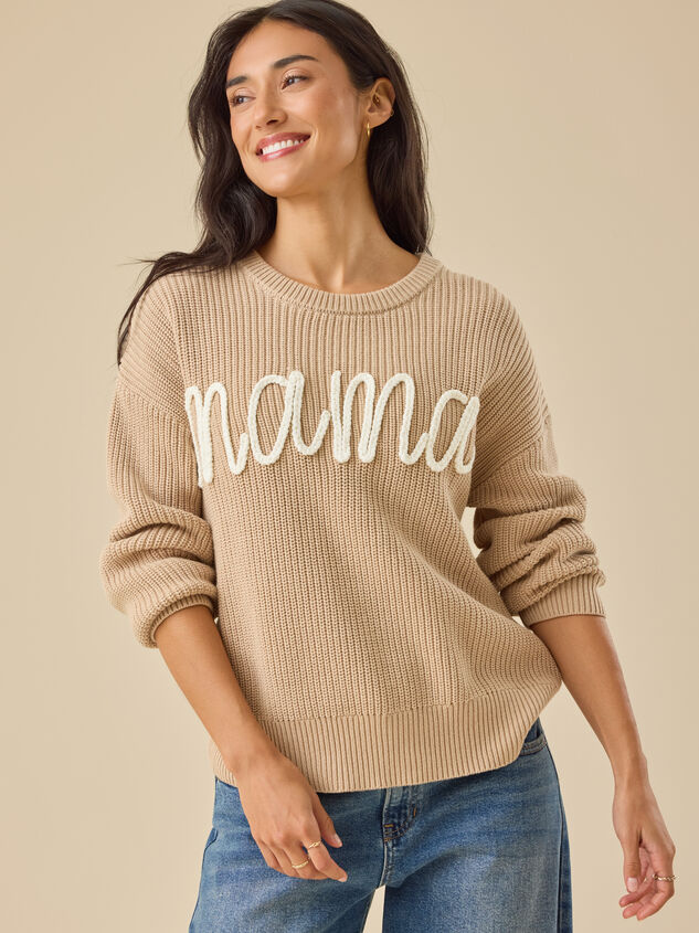 Minis Mama Sweater Detail 3 - TULLABEE