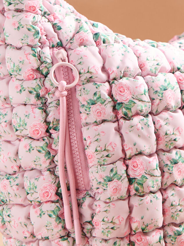 Proficient Floral Quilted Puffer Shoulder Bag Detail 3 - TULLABEE