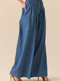 Hollis Smocked Pant Detail 3 - TULLABEE