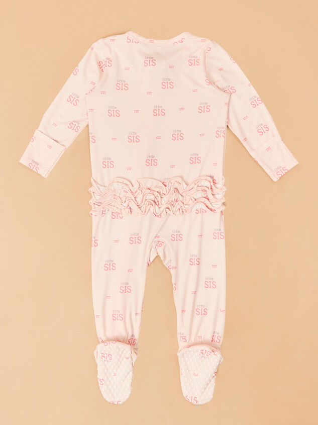Lil Sis Ruffle Footie Detail 4 - TULLABEE