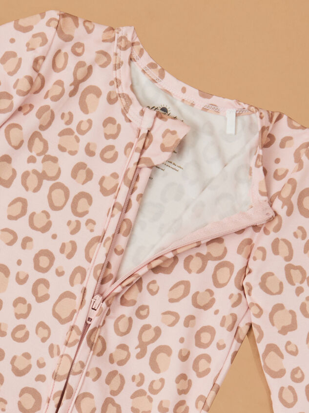 Lulu Leopard Footie Detail 2 - TULLABEE
