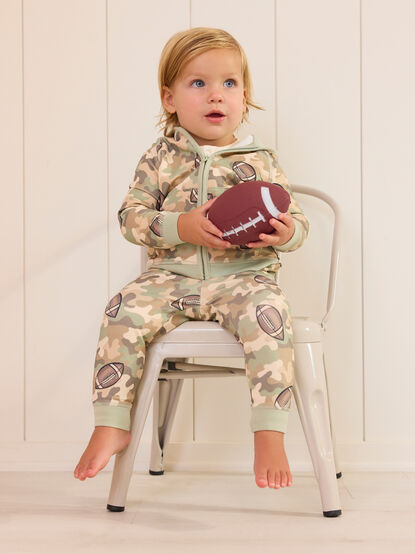 Camo Kickoff Hoodie and Jogger Set - TULLABEE