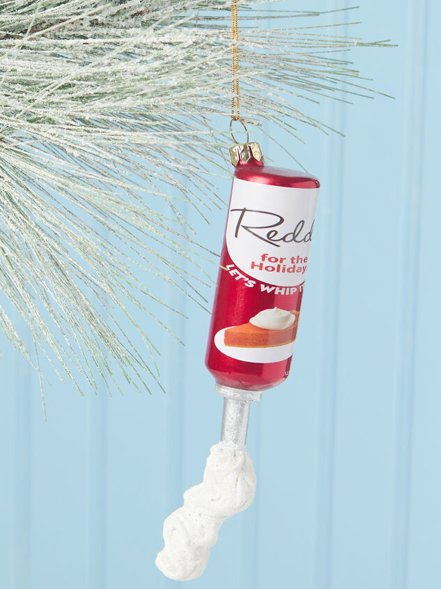 Whipped Cream Christmas Ornament Detail 2 - TULLABEE