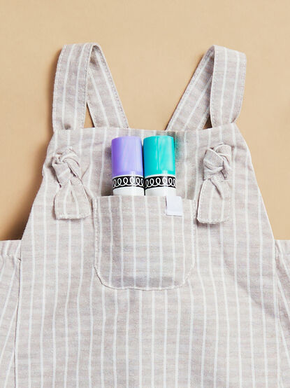 Kai Striped Romper by Mudpie - TULLABEE