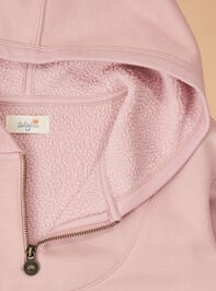 Blushie Fleece Hoodie Detail 2 - TULLABEE