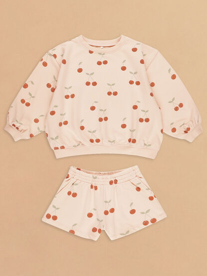 Cherries French Terry Set by Rylee + Cru - TULLABEE