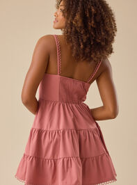 Milany Tiered Mini Dress Detail 5 - TULLABEE