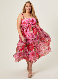 Adeline Floral Maxi Dress Detail 2 - TULLABEE