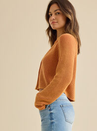 Beck Cropped Cardigan Detail 4 - TULLABEE
