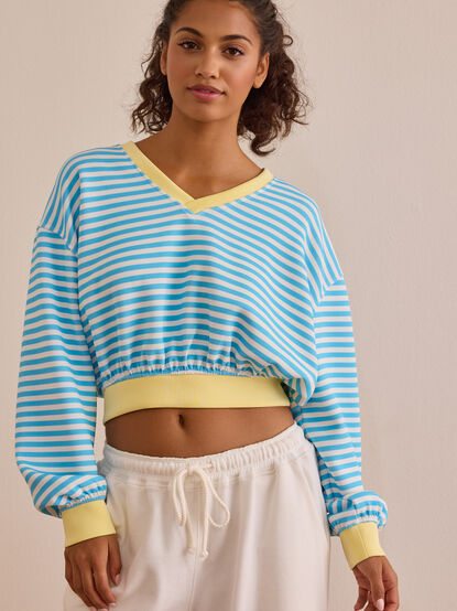 Supersoft Stripe Pullover - TULLABEE