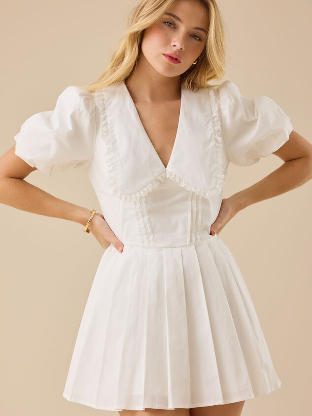 Fanny Collared Mini Dress - TULLABEE