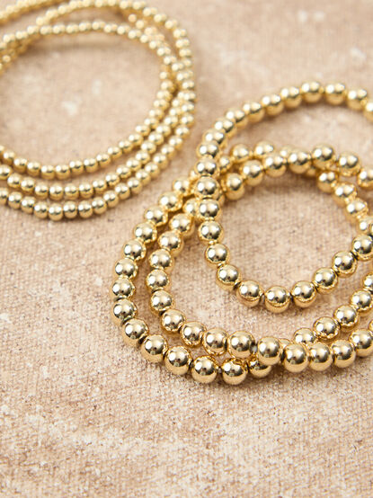 Mixture Beaded Stretch Bracelet Pack - TULLABEE