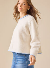 Aspen Mock Neck Sweater Detail 4 - TULLABEE