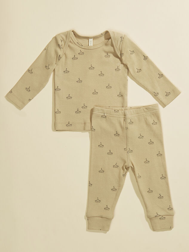Paper Boat Toddler Lounge Set by Quincy Mae - TULLABEE