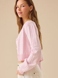 Livvy Two Piece Cable Cardigan Detail 3 - TULLABEE