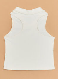 Pearl Polo Tank Detail 3 - TULLABEE