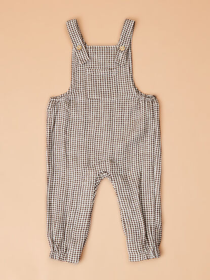 Kyle Gingham Overalls - TULLABEE