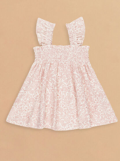 Nelly Floral Mini Dress by Quincy Mae - TULLABEE