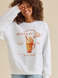 Pumpkin Spice Latte Pullover - TULLABEE