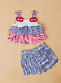 Ysabel Top and Short Baby Set Detail 2 - TULLABEE