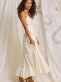 Halston Crochet Maxi Dress Detail 3 - TULLABEE