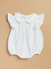 Abigail Peter Pan Collar Bubble by Mudpie - TULLABEE