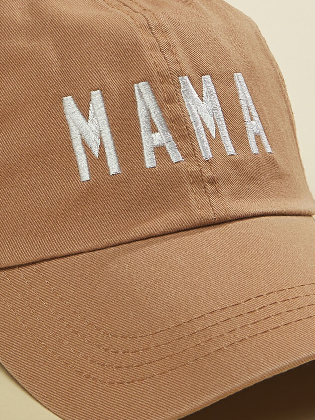 Mama Baseball Cap Detail 2 - TULLABEE