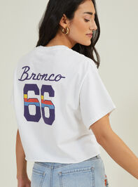 Bronco '66 Cropped Tee Detail 3 - TULLABEE