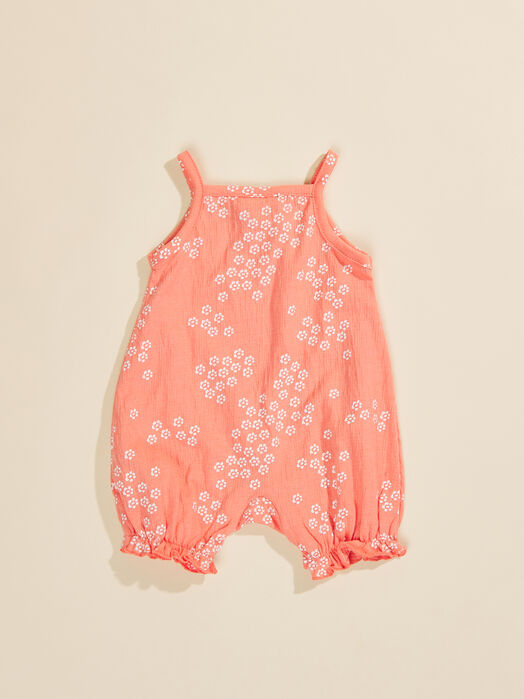 Ditsy Floral Romper and Headband Set - TULLABEE