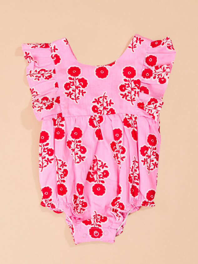 Hot Pink Ruffle Bubble by Mud Pie - TULLABEE