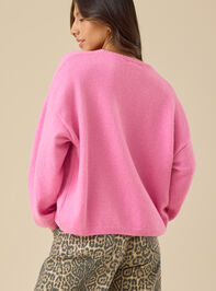 Oriana Button Up Cardigan Detail 4 - TULLABEE