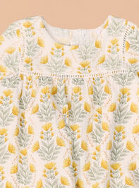 Dandelion Bubble Dress Detail 2 - TULLABEE