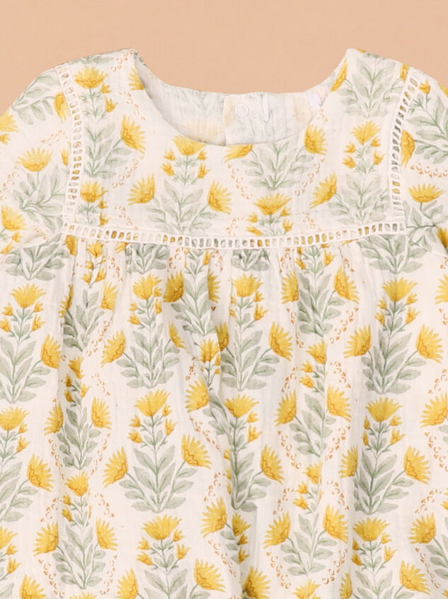Dandelion Bubble Dress Detail 2 - TULLABEE