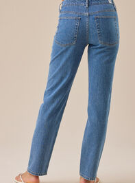 Brookie Mid Rise Jeans Detail 4 - TULLABEE
