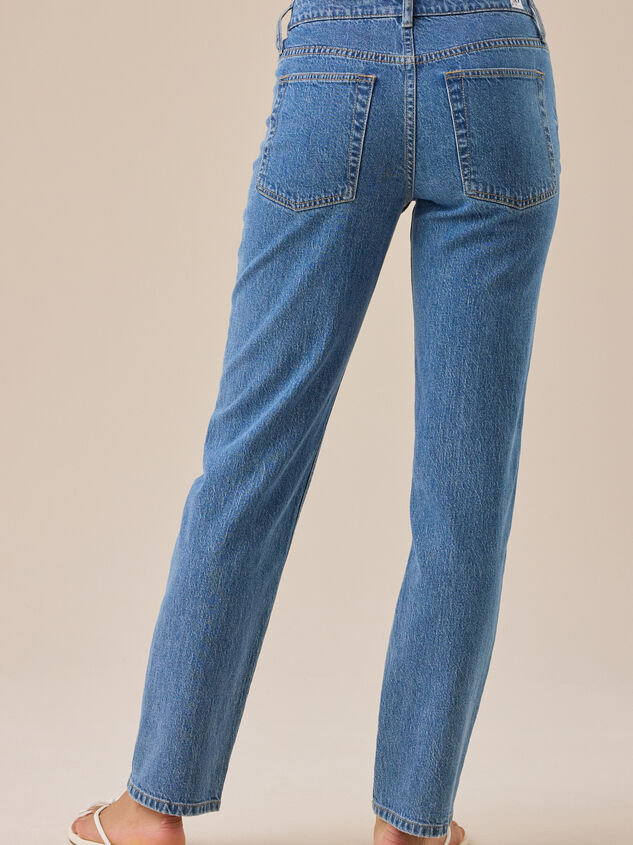 Brookie Mid Rise Jeans Detail 4 - TULLABEE