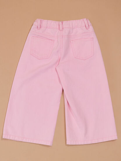 Bubblegum Wide Leg Jean - TULLABEE
