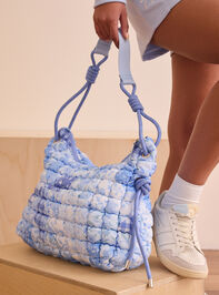 Rope And Bloom Quilted Shoulder Bag - TULLABEE