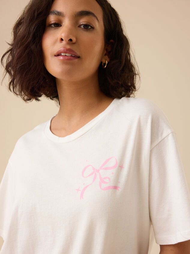 Mamas Lifelong Besties Bow Tee Detail 5 - TULLABEE