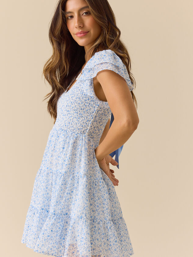 Desiree Mini Dress Detail 4 - TULLABEE