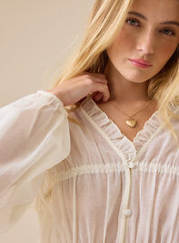 Harper Boho Cinch Top Detail 3 - TULLABEE