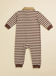 Kingston Striped Polo Jumpsuit by Me + Henry Detail 3 - TULLABEE