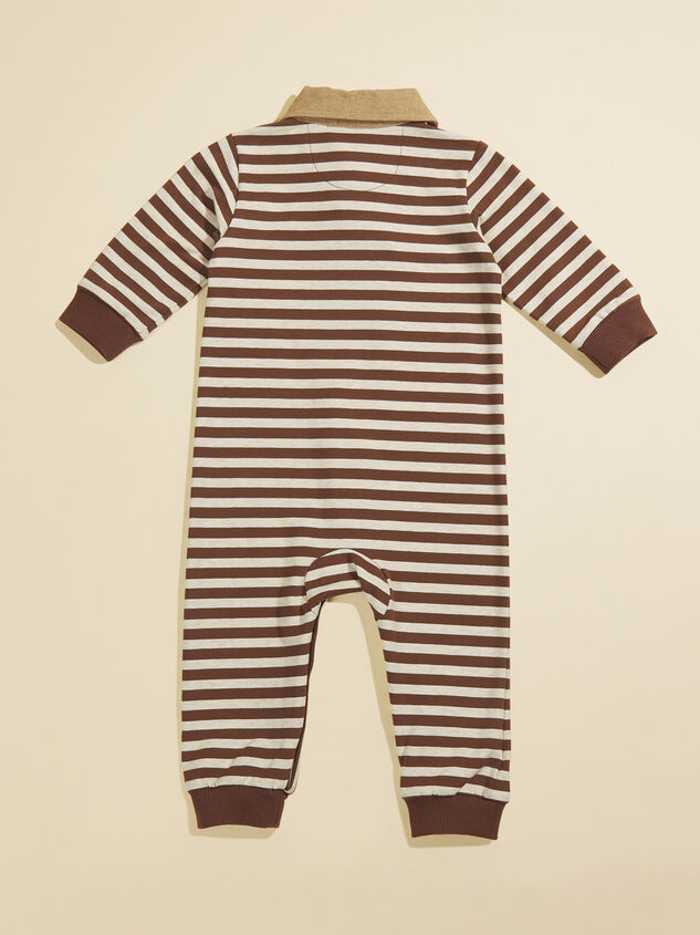 Kingston Striped Polo Jumpsuit by Me + Henry Detail 3 - TULLABEE