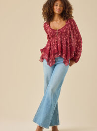 Tanya Floral Babydoll Top - TULLABEE