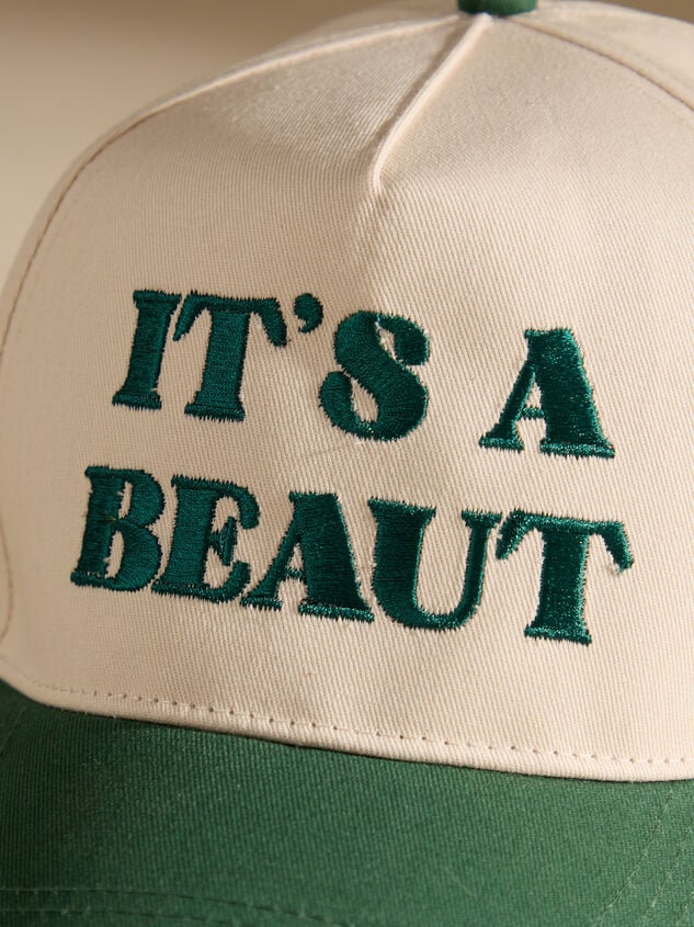 It's a Beaut Trucker Hat Detail 2 - TULLABEE