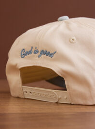 Make Heaven Crowded Trucker Hat Detail 3 - TULLABEE