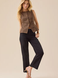 Reese Leopard Vest Detail 2 - TULLABEE